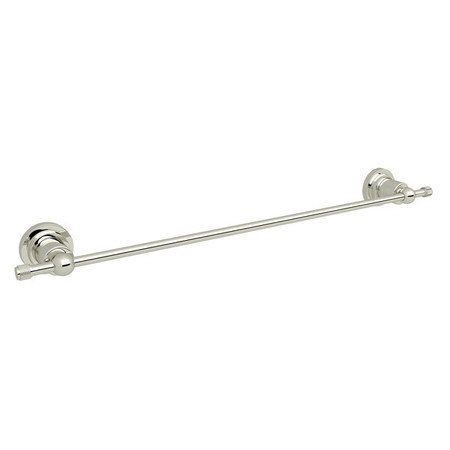 ROHL Campo Wall Mounted 18" Single Towel Bar Rail In Polished Nickel A1484IWPN